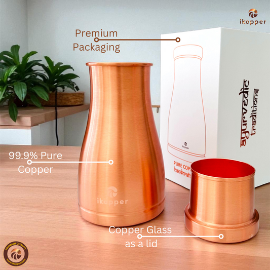 Copper Water Bedroom Jar 32Oz
