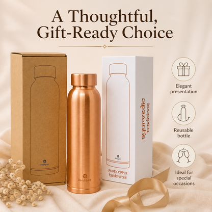 iKopper - Pure Copper Water Bottle 32 Oz
