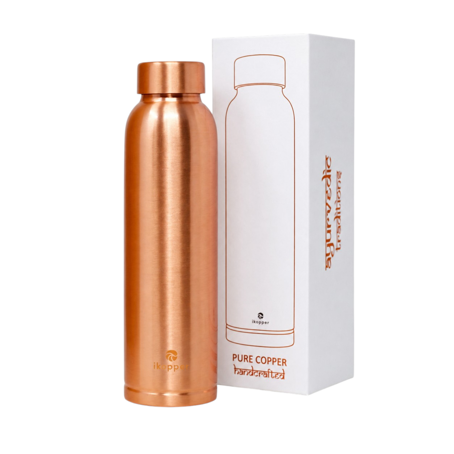 iKopper - Pure Copper Water Bottle 32 Oz