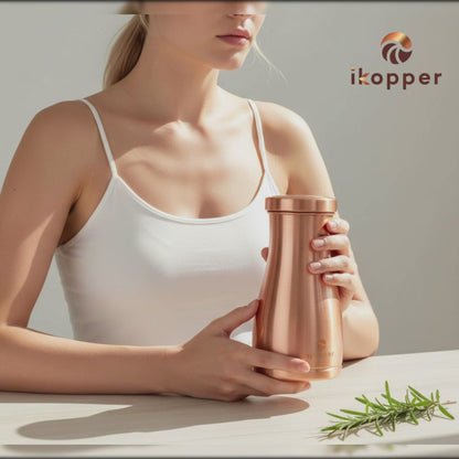 iKopper Bedroom Jar - Pure Copper Carafe 32Oz